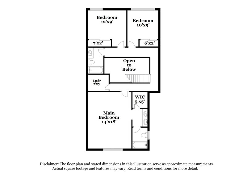 1,745/Mo, 8261 Apple Spice Street Las Vegas, NV 89143 Floorplan View 2