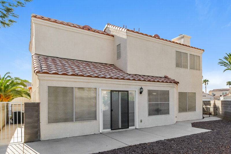1,850/Mo, 1838 La Villa Drive North Las Vegas, NV 89031 Rear View