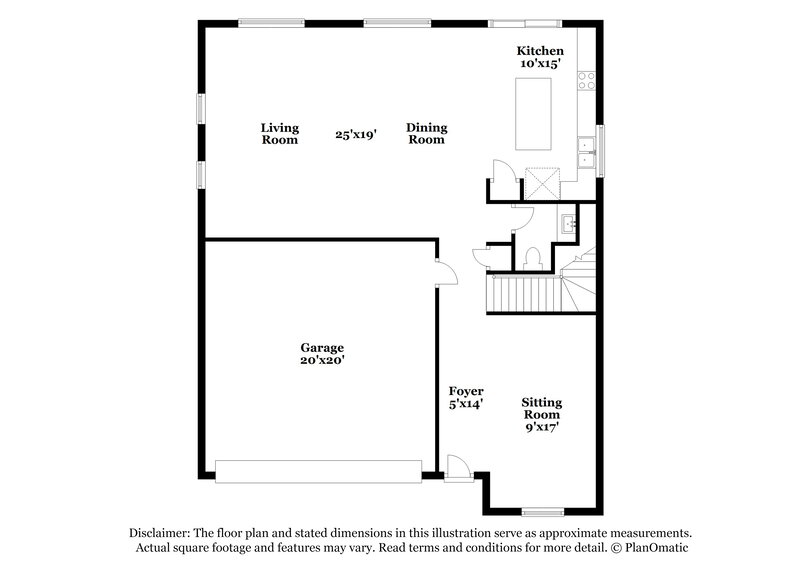 2,125/Mo, 6024 Gum Springs St North Las Vegas, NV 89081 Floor Plan View