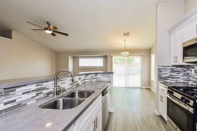 1,820/Mo, 5533 Soft Whispers St North Las Vegas, NV 89031 Kitchen View 2