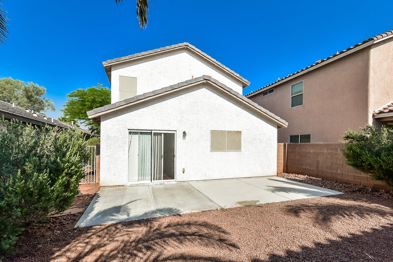 2,260/Mo, 8536 Warthen Meadows St Las Vegas, NV 89131 Rear View
