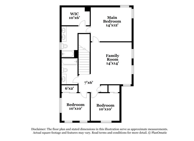 2,170/Mo, 40 Desert Palm Dr Las Vegas, NV 89183 Floor Plan View 2