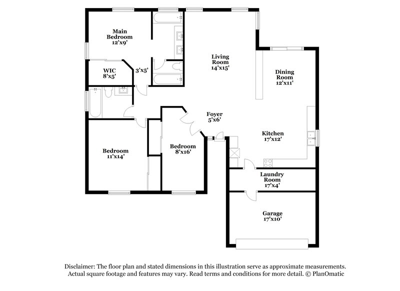 1,835/Mo, 4234 Inglewood Point St North Las Vegas, NV 89032 Floor Plan View