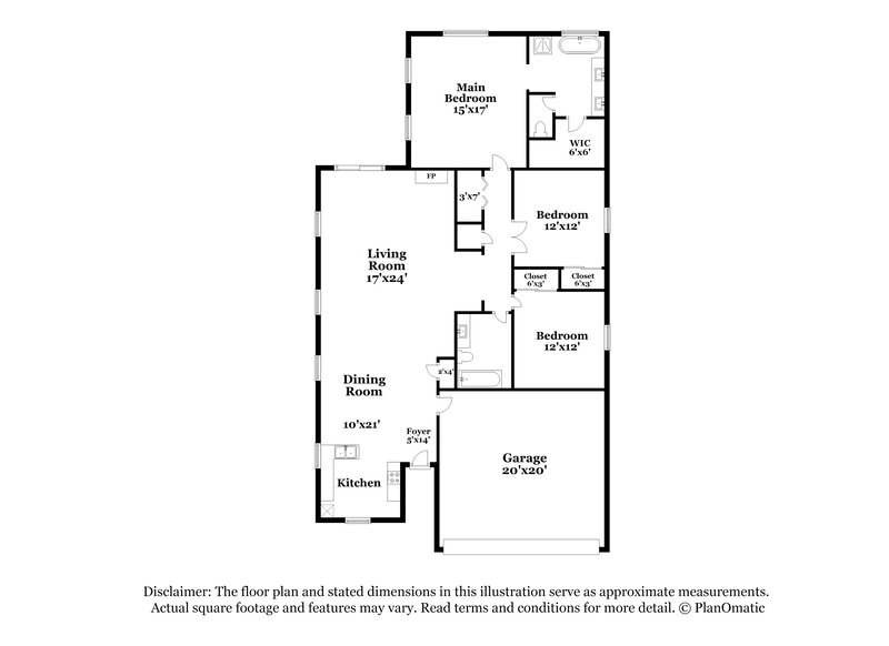2,325/Mo, 7945 Quail Mountain Ln Las Vegas, NV 89131 Floorplan View