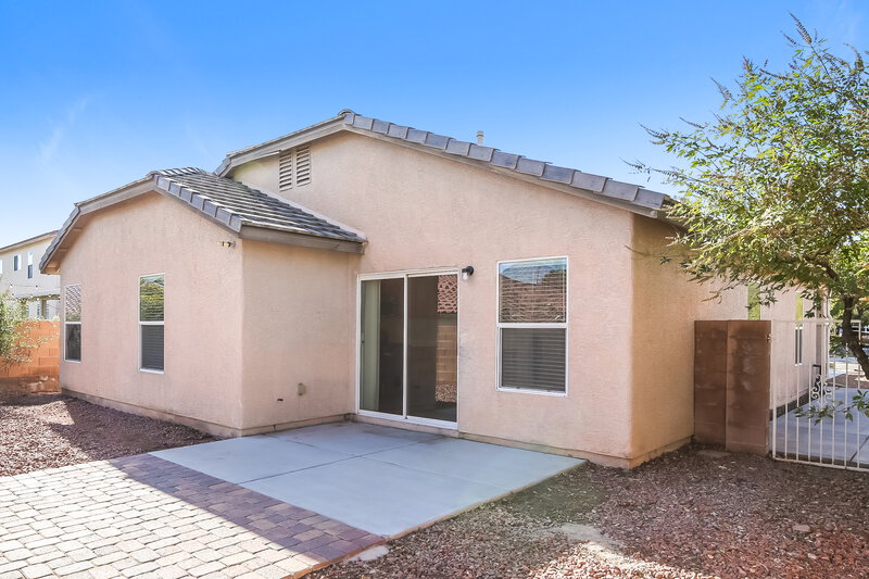 1,970/Mo, 8216 Corset Creek St Las Vegas, NV 89131 Rear View