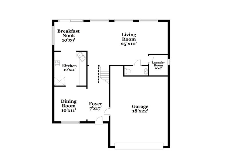 2,185/Mo, 6698 Frances Celia Ave Las Vegas, NV 89122 Floor Plan View