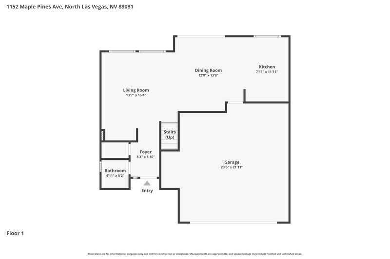 2,025/Mo, 1152 Maple Pines Ave North Las Vegas, NV 89081 Floorplan View
