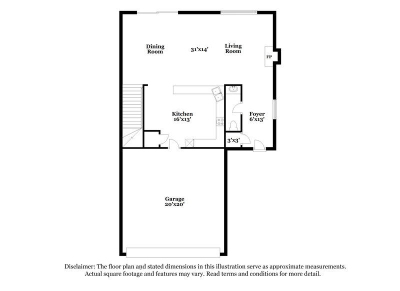 2,475/Mo, 1417 Beams Ave North Las Vegas, NV 89081 Floorplan View