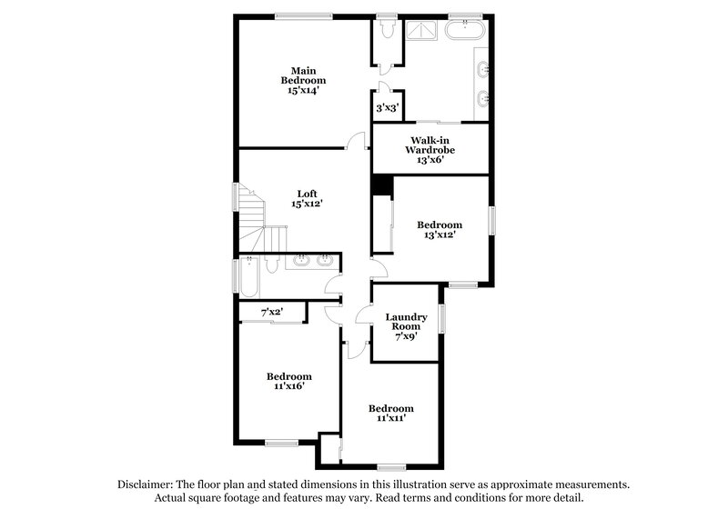 2,475/Mo, 1417 Beams Ave North Las Vegas, NV 89081 Floorplan View 2