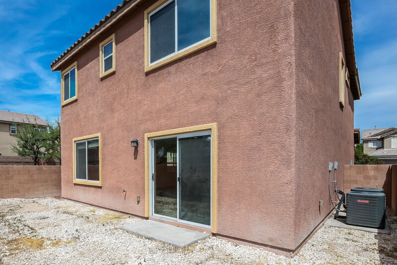 2,295/Mo, 1417 Beams Ave North Las Vegas, NV 89081 Rear View