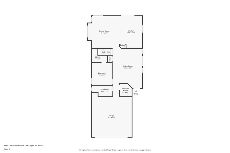 2,085/Mo, 3577 Chelsea Grove St Las Vegas, NV 89122 Floor Plan View