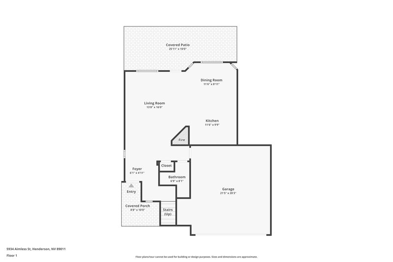 1,995/Mo, 5934 Aimless St Henderson, NV 89011 Floorplan View