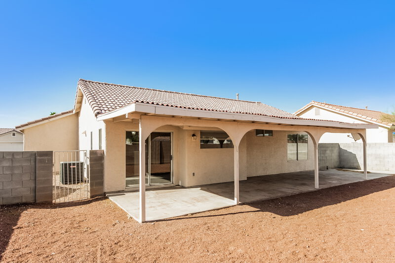 1,975/Mo, 3008 Silver Canyon Lane North Las Vegas, NV 89031 Rear View