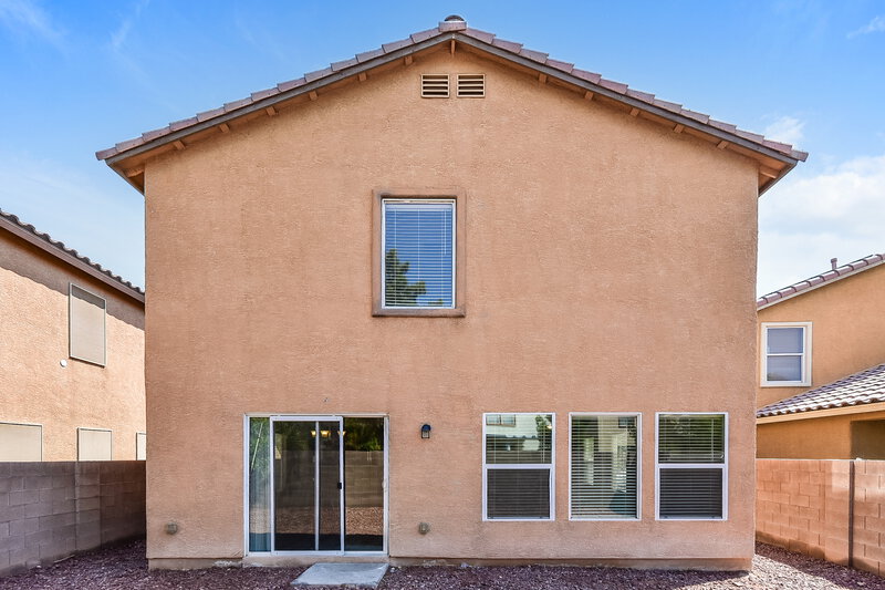 1,910/Mo, 6249 Capehart Falls Street North Las Vegas, NV 89081 Rear View