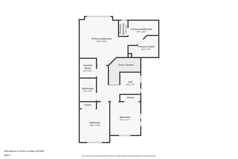 1,935/Mo, 5720 Athinas St North Las Vegas, NV 89031 Floor Plan View 2