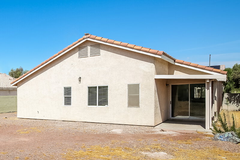 1,945/Mo, 5205 Madison Stone St North Las Vegas, NV 89081 Rear View