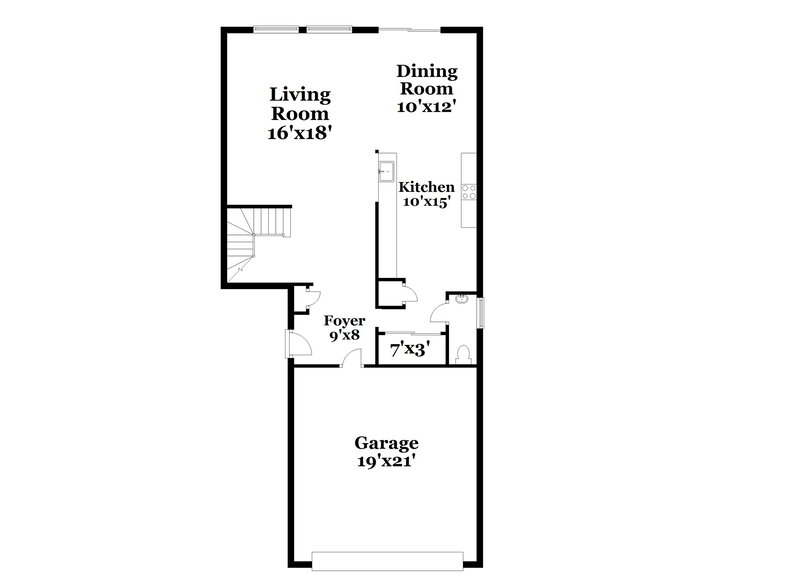 2,010/Mo, 6517 Coffeeville Creek Drive Las Vegas, NV 89122 Floor Plan View