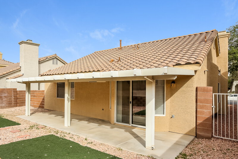 1,840/Mo, 3347 Steppe St North Las Vegas, NV 89032 Rear View