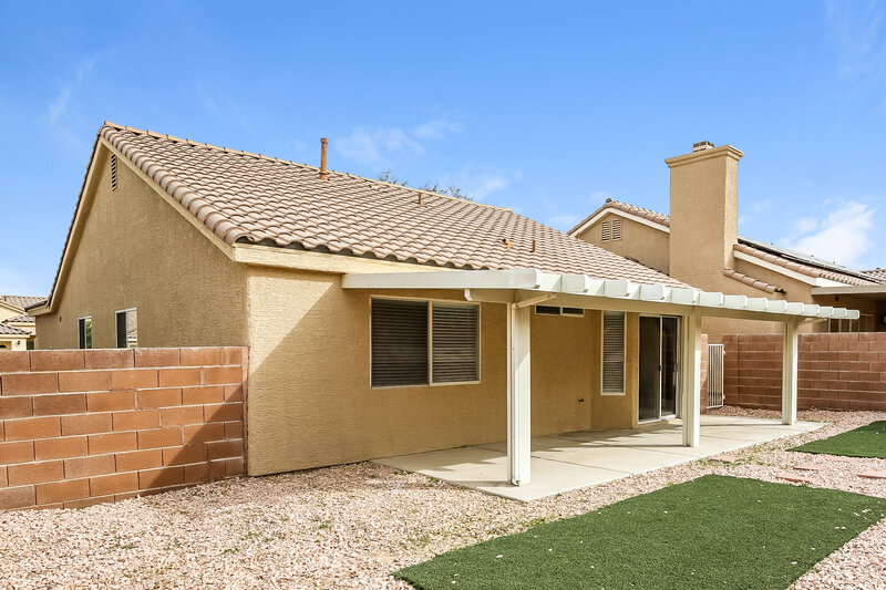 1,840/Mo, 3347 Steppe St North Las Vegas, NV 89032 Rear View 2