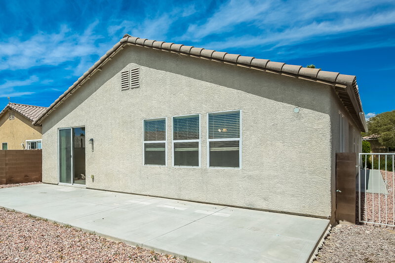 2,375/Mo, 3029 Gannon Ridge Avenue North Las Vegas, NV 89081 Rear View