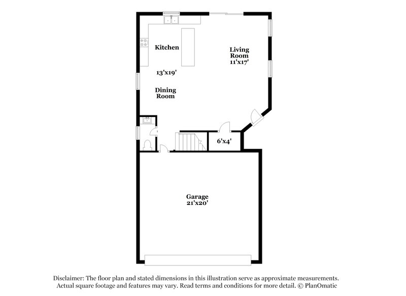 2,075/Mo, 3214 Sunrise Cove Ave North Las Vegas, NV 89031 Floor Plan View