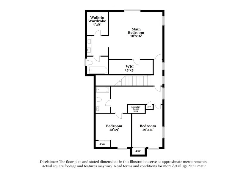 2,075/Mo, 3214 Sunrise Cove Ave North Las Vegas, NV 89031 Floor Plan View 2