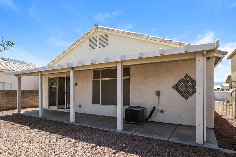 2,110/Mo, 3420 Beca Faith Drive North Las Vegas, NV 89032 Rear View