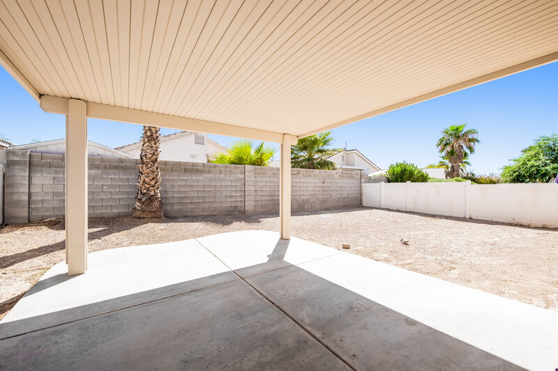 2,125/Mo, 4850 Drifting Pebble Street North Las Vegas, NV 89081 Rear View