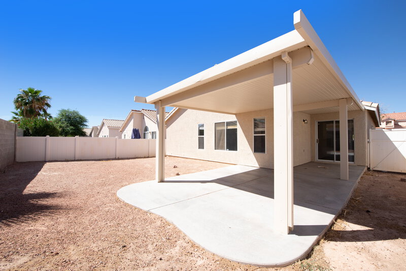 2,125/Mo, 4850 Drifting Pebble Street North Las Vegas, NV 89081 Rear View 2