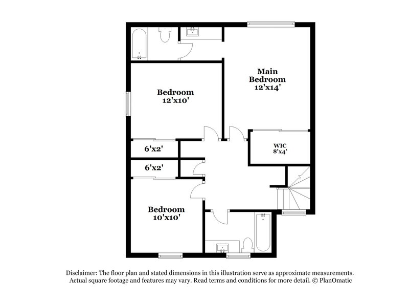 2,160/Mo, 9601 Brooks Lake Ave Las Vegas, NV 89148 Floor Plan View