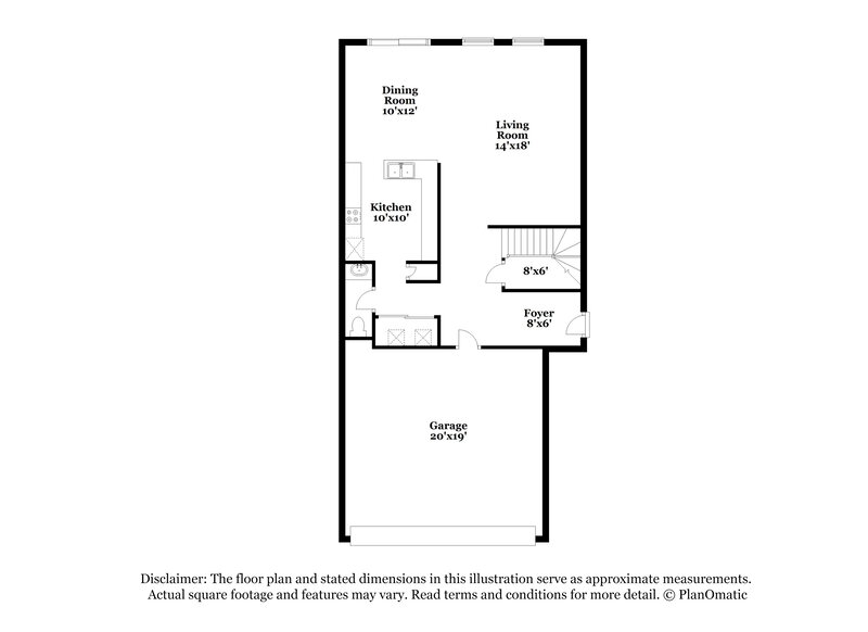 2,160/Mo, 9601 Brooks Lake Ave Las Vegas, NV 89148 Floor Plan View 2