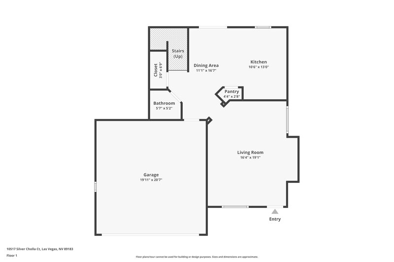 2,085/Mo, 10517 Silver Cholla Ct Las Vegas, NV 89183 Floorplan View