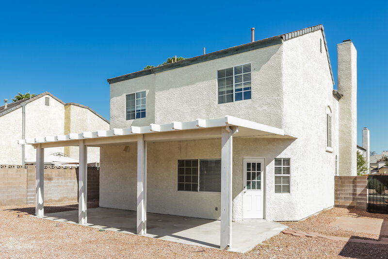 3,240/Mo, 7217 Chesterton Drive Las Vegas, NV 89128 Rear View