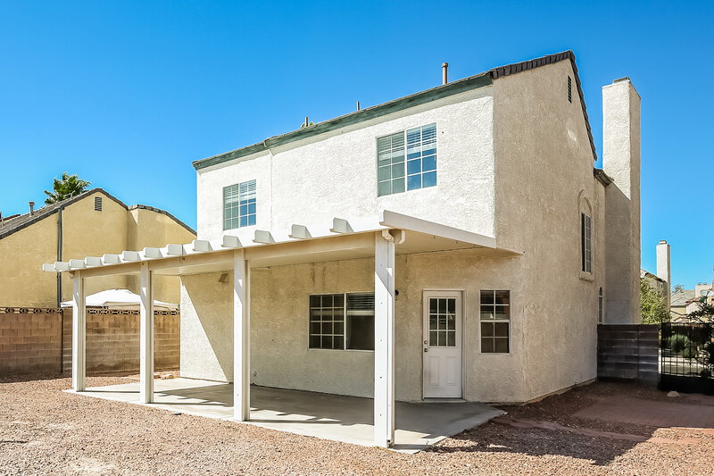 2,240/Mo, 7217 Chesterton Drive Las Vegas, NV 89128 Rear View