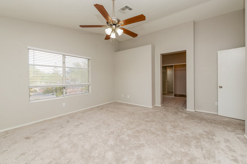 1,990/Mo, 5044 Drifting Creek Ave Las Vegas, NV 89130 Main Bedroom View 2