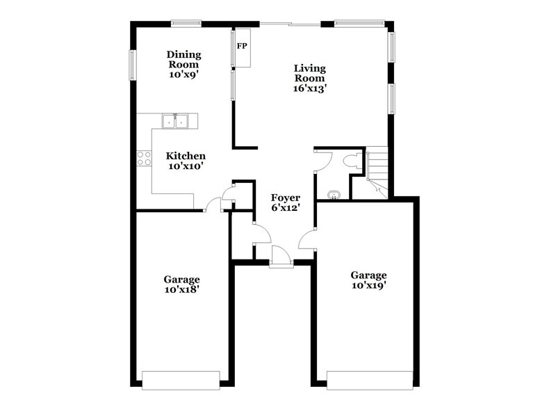 2,075/Mo, 892 Shining Rose Place Henderson, NV 89052 Floor Plan View