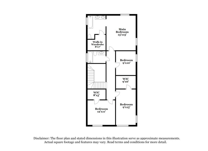 2,300/Mo, 8437 Spencer Canyon St Las Vegas, NV 89166 Floor Plan View 2