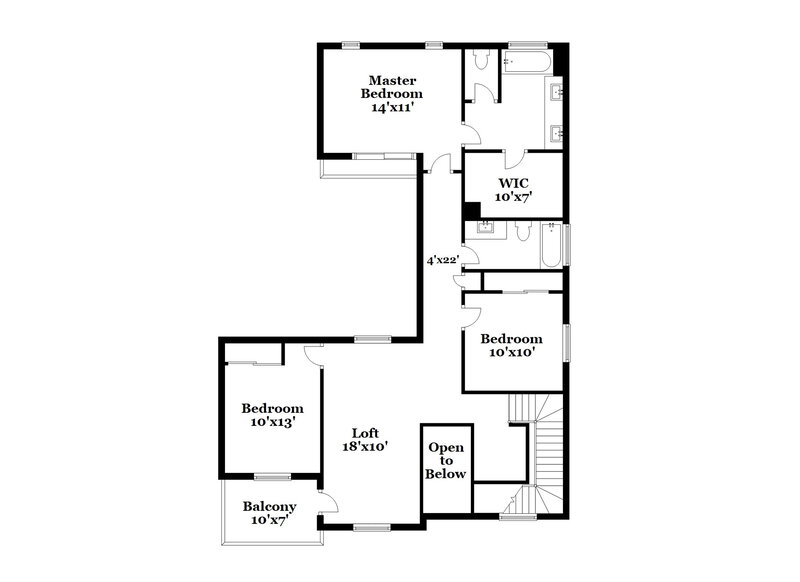 2,265/Mo, 3533 Terneza Ave North Las Vegas, NV 89081 Floor Plan View 2