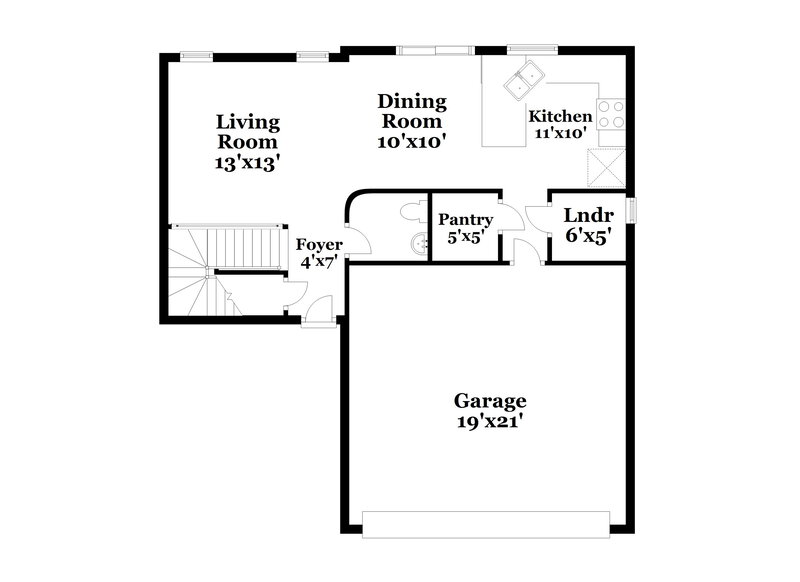 2,000/Mo, 7909 Rustic Canyon Court Las Vegas, NV 89131 Floor Plan View