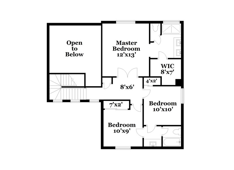 2,000/Mo, 7909 Rustic Canyon Court Las Vegas, NV 89131 Floor Plan View 2