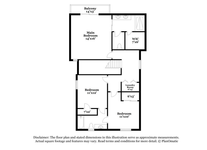 2,275/Mo, 10541 W Gilmore Ave Las Vegas, NV 89129 Floorplan View 2