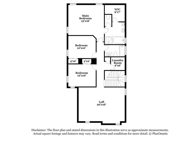 2,515/Mo, 10747 Iona Island Ave Las Vegas, NV 89166 Floor Plan View 2