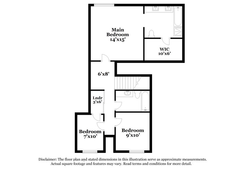 2,970/Mo, 595 Marlberry Pl Henderson, NV 89015 Floor Plan View 2