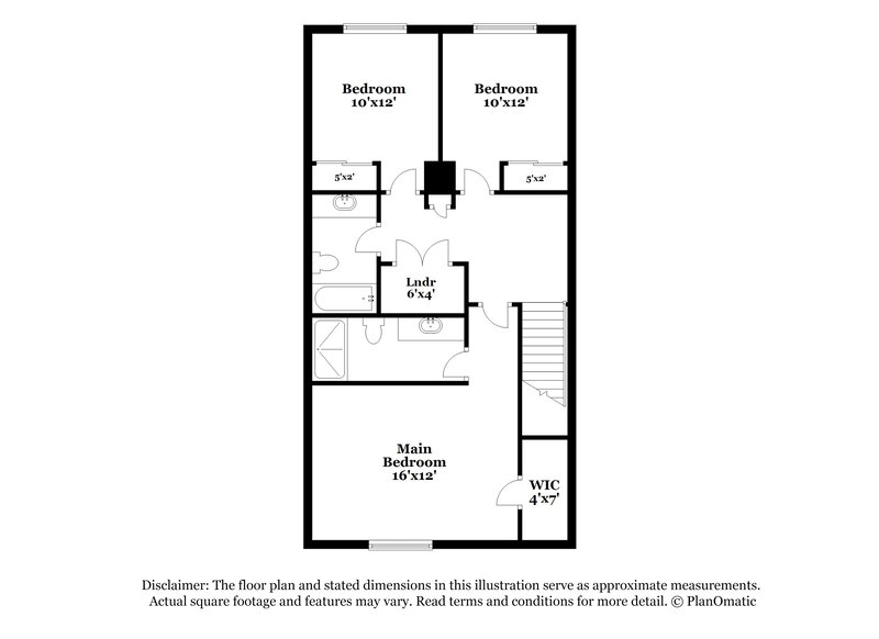 1,775/Mo, 4340 Luster Ave North Las Vegas, NV 89084 Floor Plan View 2