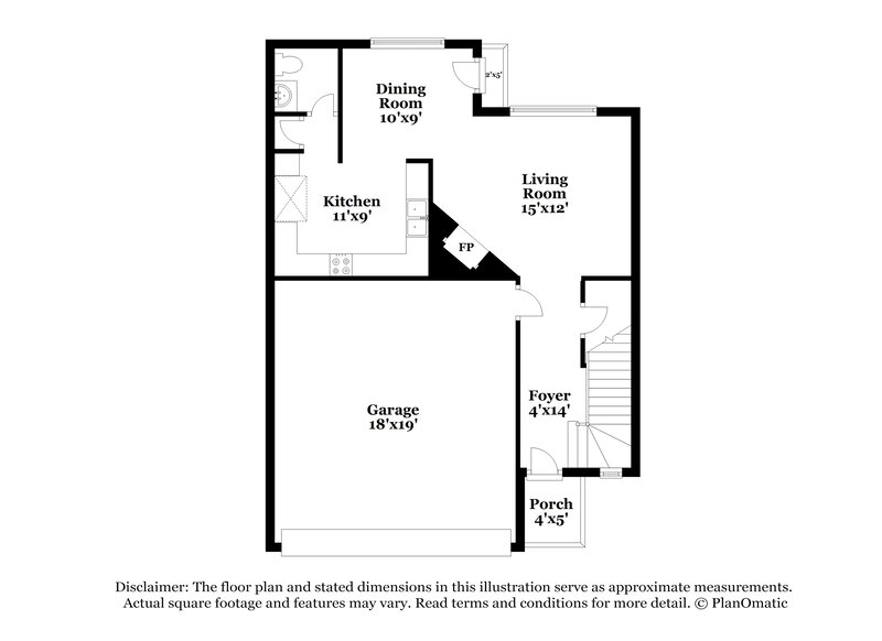 2,900/Mo, 9253 Millikan Ave Las Vegas, NV 89148 Floor Plan View 2