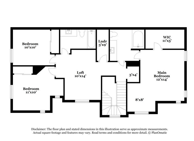 2,095/Mo, 9157 Decorative Ct Las Vegas, NV 89149 Floor Plan View