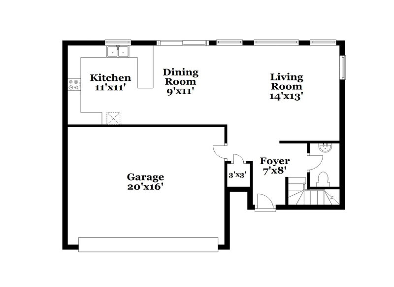 2,125/Mo, 5412 Whisper Bluff St North Las Vegas, NV 89031 Floor Plan View