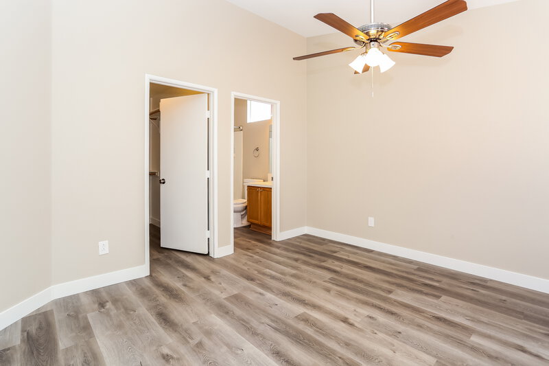 2,860/Mo, 3009 Saddle Hills Ct North Las Vegas, NV 89031 Main Bedroom View