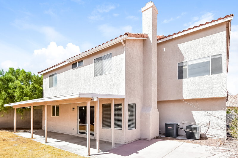 2,070/Mo, 1423 Grey Knoll Cir North Las Vegas, NV 89031 Rear View