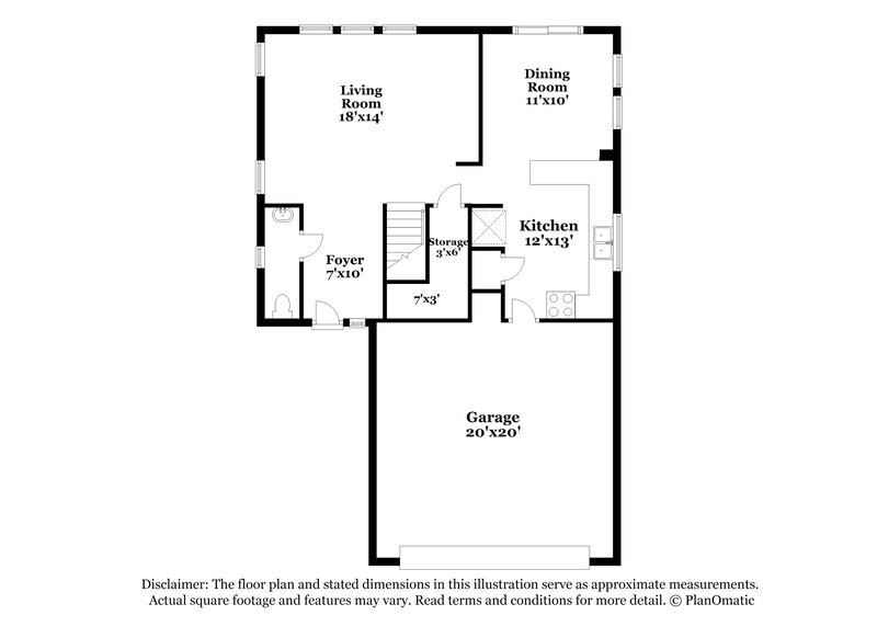 2,065/Mo, 2420 Cockatoo Dr North Las Vegas, NV 89084 Floor Plan View